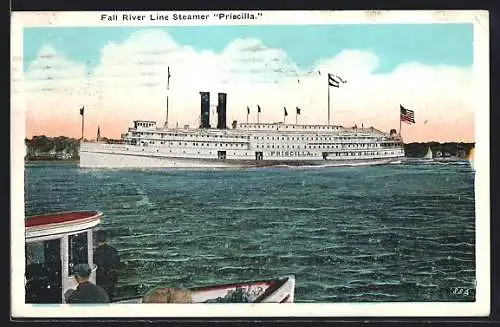 AK Fall River Line Steamer Priscilla