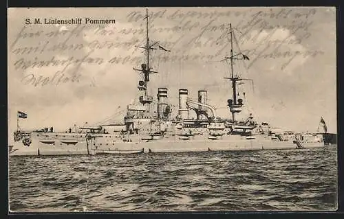 AK S. M. Linienschiff Pommern