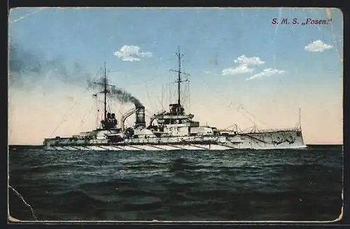 AK S. M. S. Posen in Fahrt