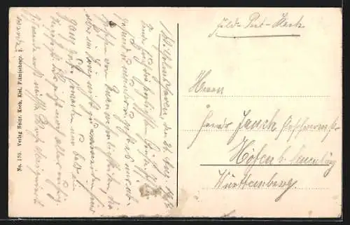 AK S. M. S. Rheinland in Fahrt