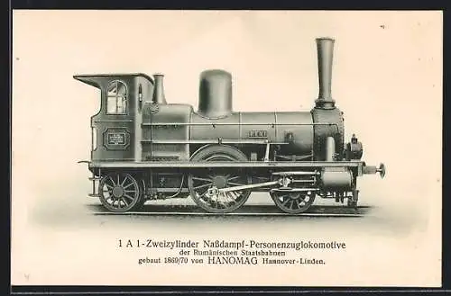 AK Personenzuglokomotive der Rumänischen Staatsbahnen
