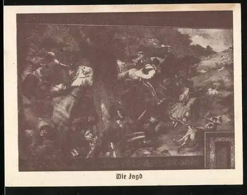 Notgeld Burg a. d. Wupper 1921, 75 Pfennig, Die Jagd