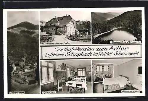 AK Schapbach /Schwarzwald, Gasthof Pension zum Adler