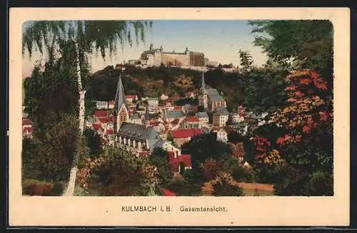 AK Kulmbach i. B., Gesamtansicht mit Schloss