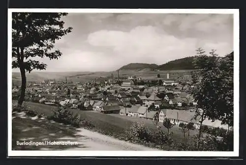 AK Burladingen /Hohenzollern, Ortsansicht vom Wanderweg