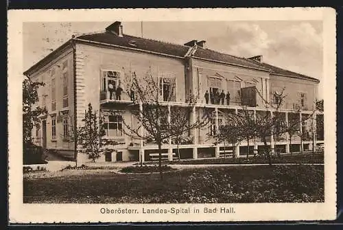 AK Bad Hall, Ansicht vom Landschaftlichen Krankenhaus