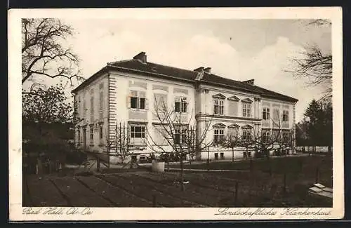 AK Bad Hall /Ob.-Oe., Landschaftliches Krankenhaus