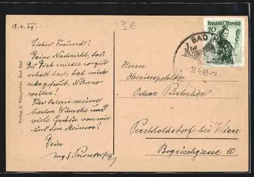 AK Bad Hall, Ortsansicht Kuranlagen