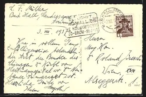 AK Bad Hall /O.-Ö., Landessanatorium