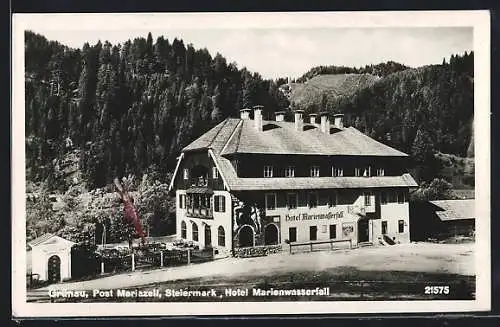 AK Grünau, Hotel Marienwasserfall