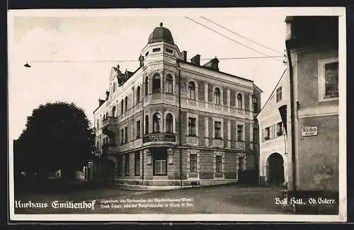 AK Bad Hall, Kurhaus Emilienhof