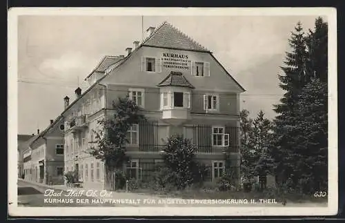 AK Bad Hall, Kurhaus der Hauptanstalt für Angestelltenversicherung, 2. Teil, Seitenansicht