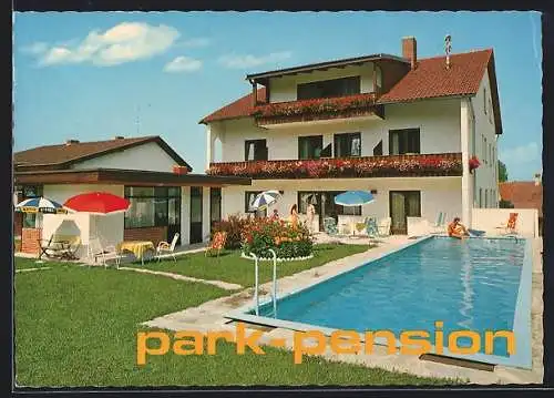 AK Bad Hall, Park-Pension u. H. Gegenhuber, Billrothstrasse 14