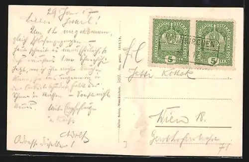 AK Neunkirchen, Totalansicht mit Flatzer Wand