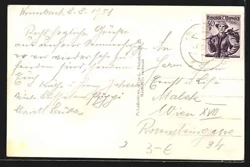 AK Krumbach /N.-Oe., Blick auf das Schloss