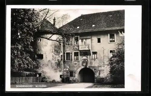 AK Schorndorf / Württ., Blick auf ein Portal des Schlosses