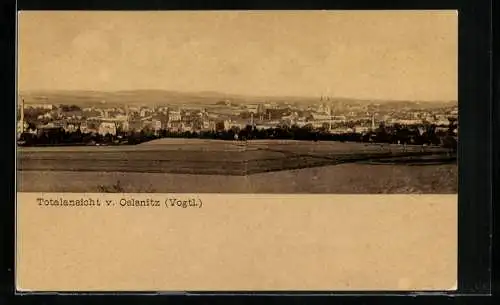 AK Oelsnitz /Vogtl., Totalansicht vom Ort