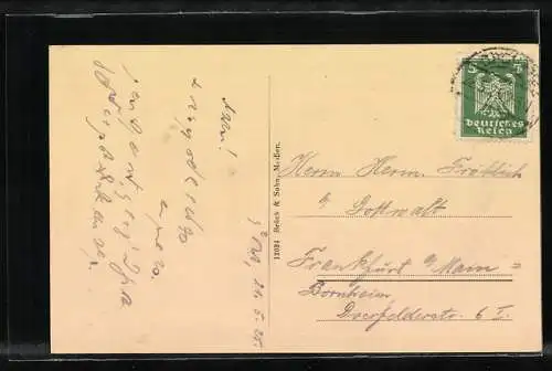 AK Collm b. Oschatz, Ortsansicht mit dem Collmberg