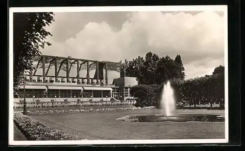 AK Frankfurt-Westend, Palmengarten mit Gesellschaftshaus