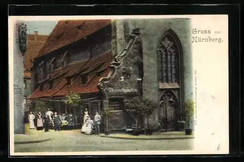 AK Nürnberg, Gasthaus Bratwurstglöcklein