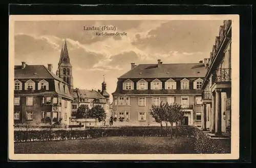 AK Landau /Pfalz, In der Karl-Sauer-Strasse