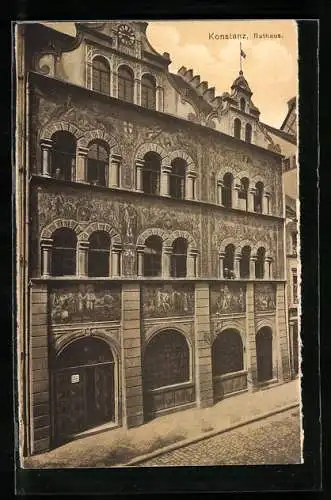 AK Konstanz, Ansicht des Rathauses