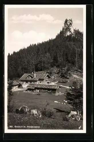 AK Tegernsee, Gasthaus Riederstein am Galaun