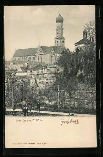 AK Augsburg, Rotes Tor und St. Ulrich