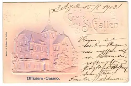 Relief-AK St. Gallen, Das Offiziers-Casino