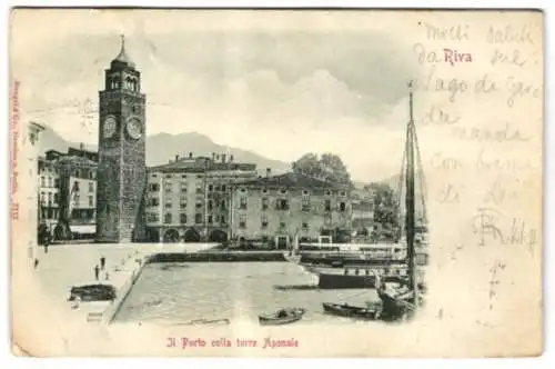 Relief-AK Riva, Il Porto colla torre Aponale