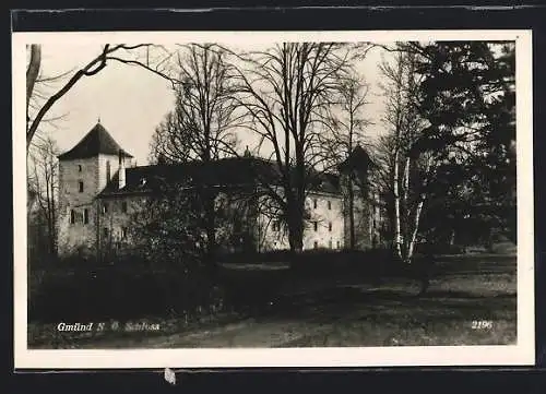 AK Gmünd /N.-Ö., Blick auf das Schloss