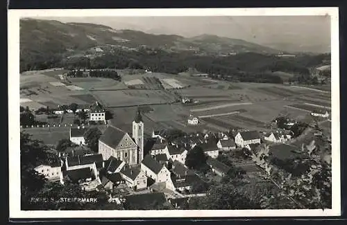 AK Arnfels /Steiermark, Teilansicht mit Kirche