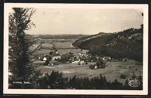 AK Arnfels /Stmk., Teilansicht mit Kirche