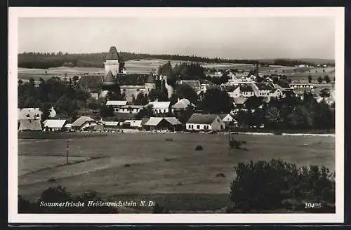 AK Heidenreichstein, Teilansicht mit Burg