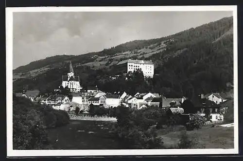 AK Murau /Steiermark, Teilansicht mit Kirche