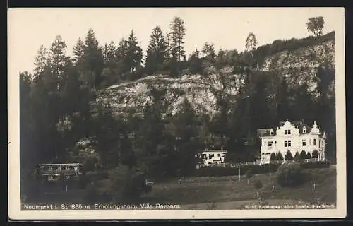 AK Neumarkt i. St., Erholungsheim Villa Barbara