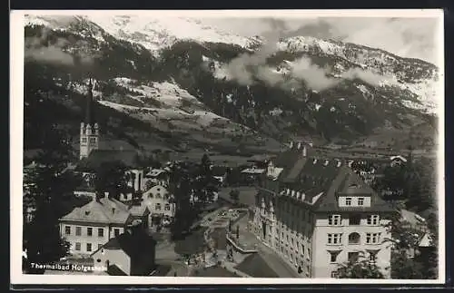 AK Hofgastein, Thermalbad mit Kirche