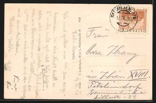 AK Seewiesen /Steiermark, Ortspartie mit Kirche und Aflenzer Staritzen