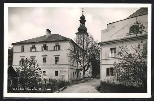 AK Bad Mühllacken, Partie am Kurhaus