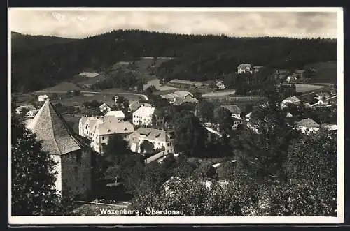 AK Waxenberg, Teilansicht mit Starhemberg Schloss
