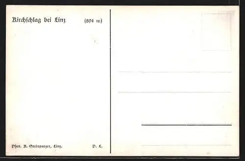 AK Kirchschlag b. Linz, Ansicht der Ortschaft