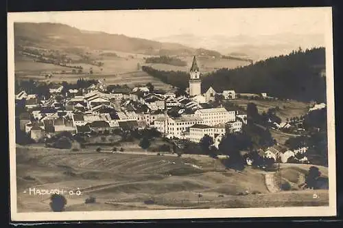 AK Haslach, Gesamtansicht mit Fernblick