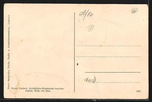 AK Lembach, Ortspanorama mit Umgebung aus der Vogelschau