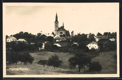 AK Niederkappel, Blick zur Kirche
