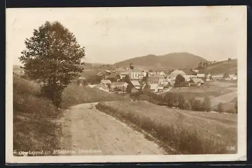 AK Oberkappel /Mühlkreis, Ortsansicht von der Landstrasse aus