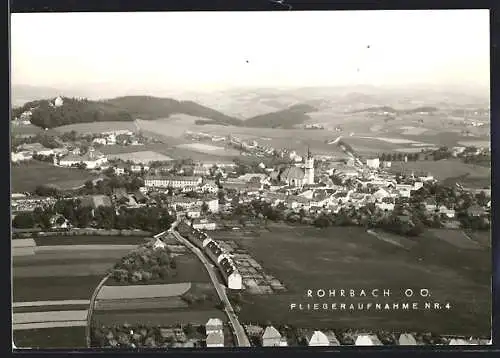 AK Rohrbach, Gesamtansicht vom Flugzeug aus