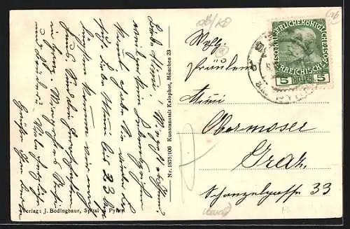 AK Spital a. Pyhrn, Totalansicht mit Schwarzenberg