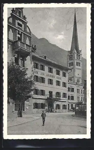 AK Hofgastein, Hotel Moser Zum goldenen Adler