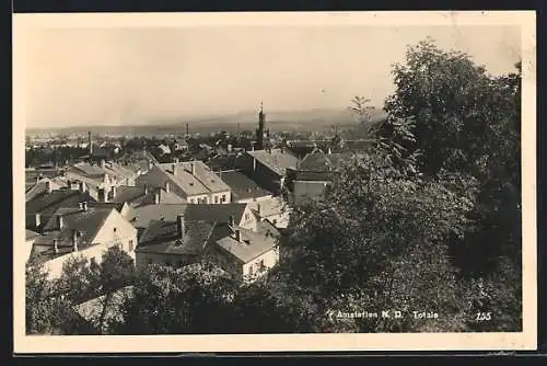 AK Amstetten /N.-D., Totalansicht mit Bäumen