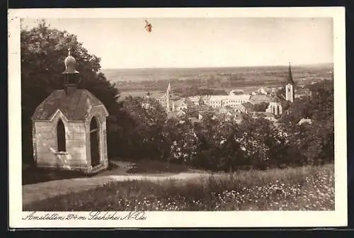AK Amstetten, Blick auf den Ort